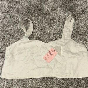 Quince Soft Gray Linen Blouse